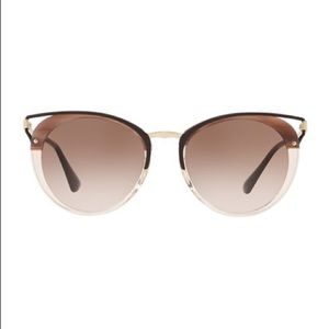 NEW PRADA Cutout Round Sunglasses 😎